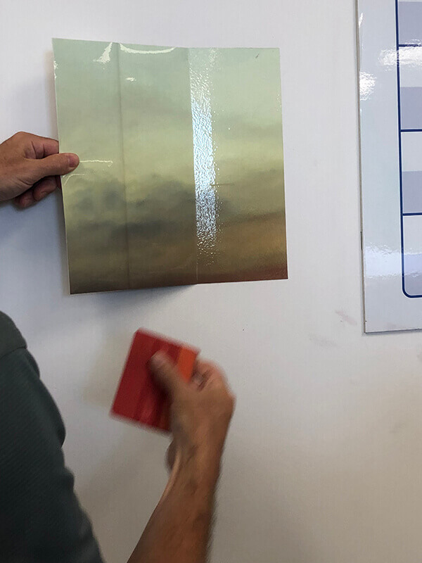 Installing the decal