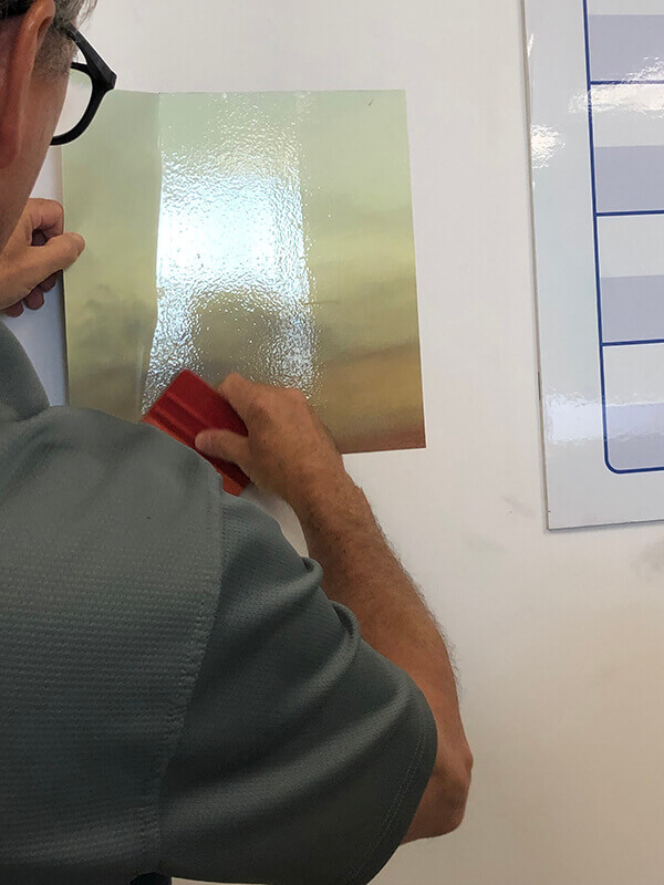 Installing the decal