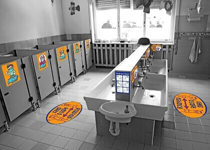 Custom floor decal