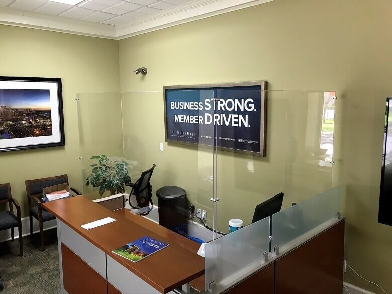 office desk safety shield