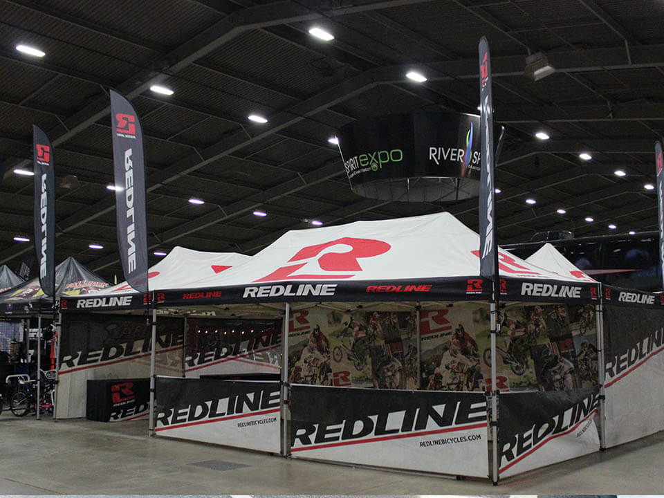 BMX trade show booth