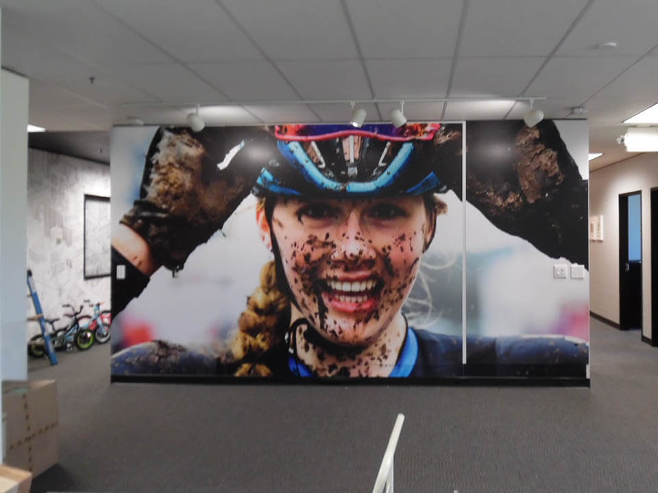 BMX wall graphic