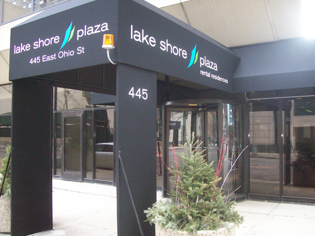 custom plaza awning