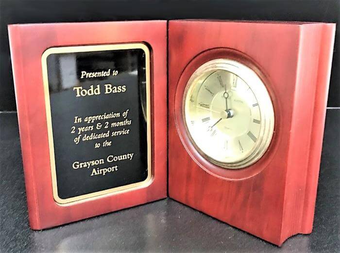 award for Todd Bass
