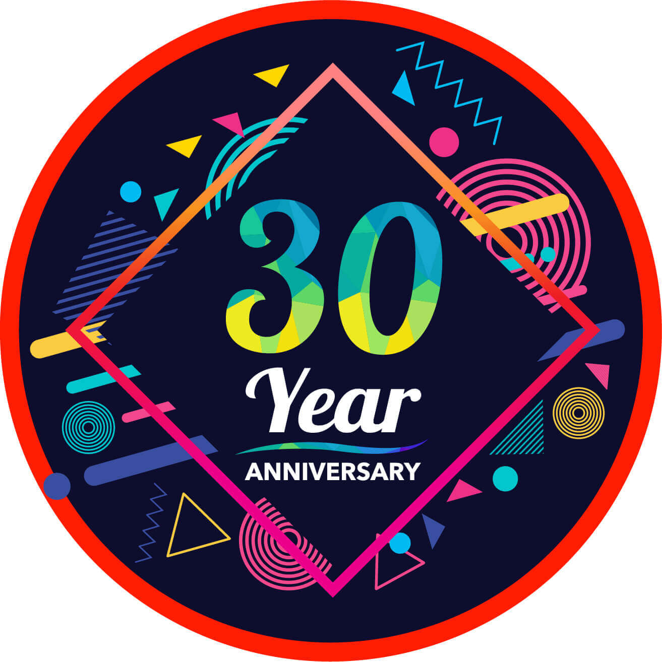 30 year anniversary logo