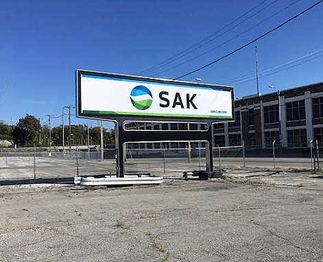 pole sign