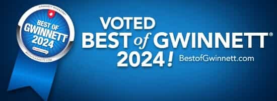 blue award banner