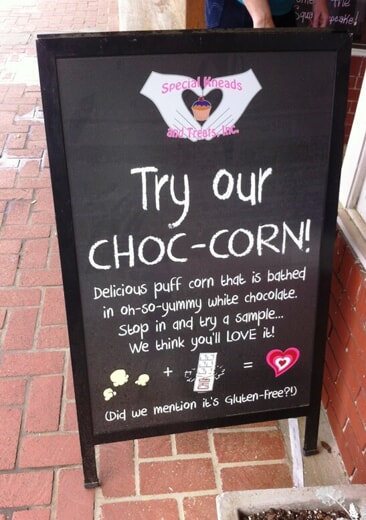 Sidewalk sign